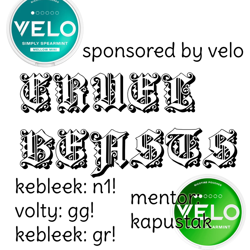 cruel.Beasts #VELO